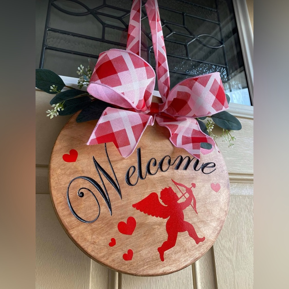 Custom Welcome Wood Door Sign - Picture 9 of 16